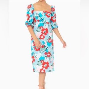 Tuckernuck Floral Amaryllis Dress